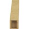 Ekena Millwork 5-inch W x 14-inch D x 18-inch H Valencia Rough Cedar Woodgrain TimberThane Knee Brace, Primed BRCUR05X14X18VALRCPR - alternate 3